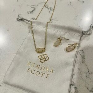 Kendra Scott Necklace and Earring Set